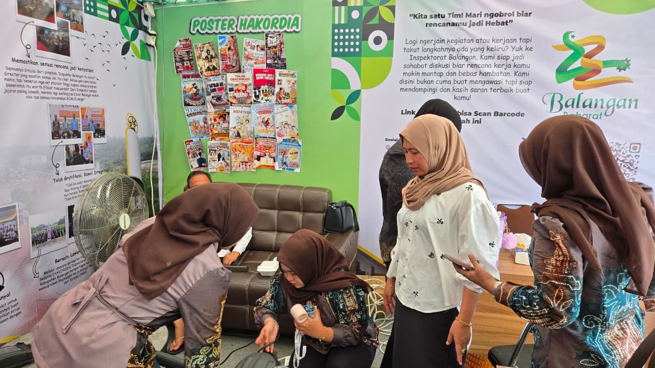 Kegiatan Booth Inspektorat Kabupaten Balangan