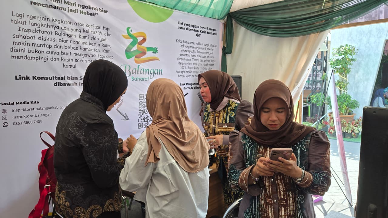 Kegiatan Booth Inspektorat Kabupaten Balangan - Foto 3
