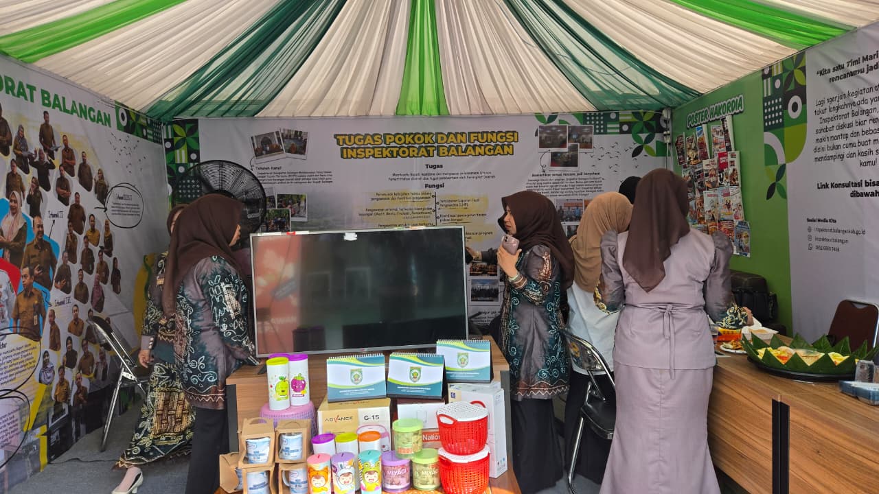 Kegiatan Booth Inspektorat Kabupaten Balangan - Foto 4