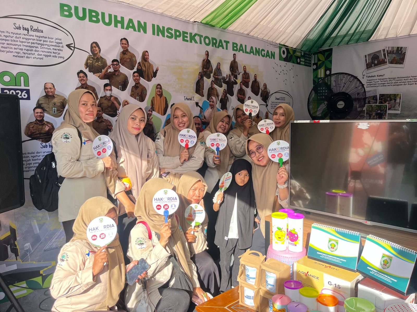 Kegiatan Booth Inspektorat Kabupaten Balangan - Foto 5