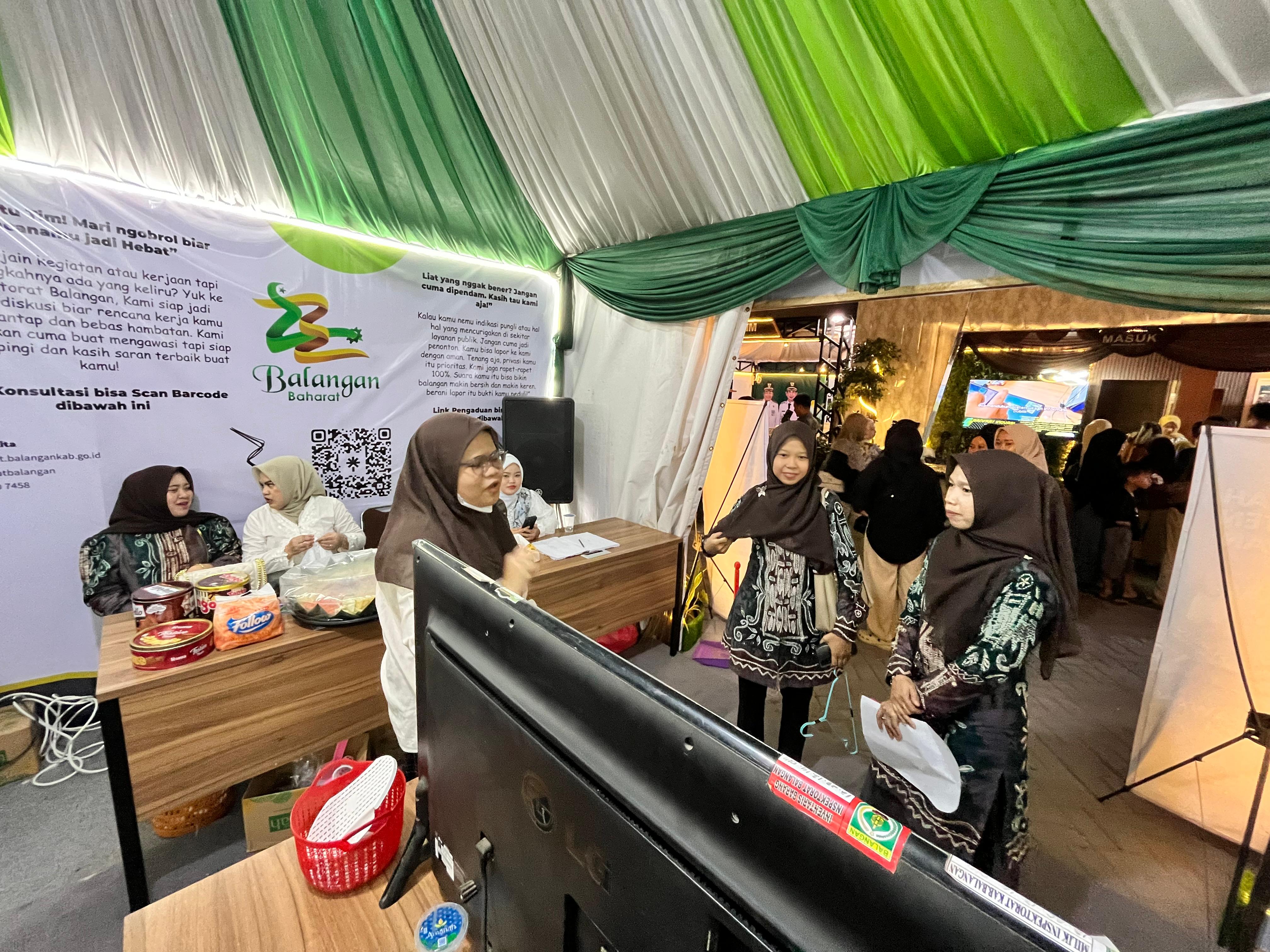 Kegiatan Booth Inspektorat Kabupaten Balangan - Foto 8